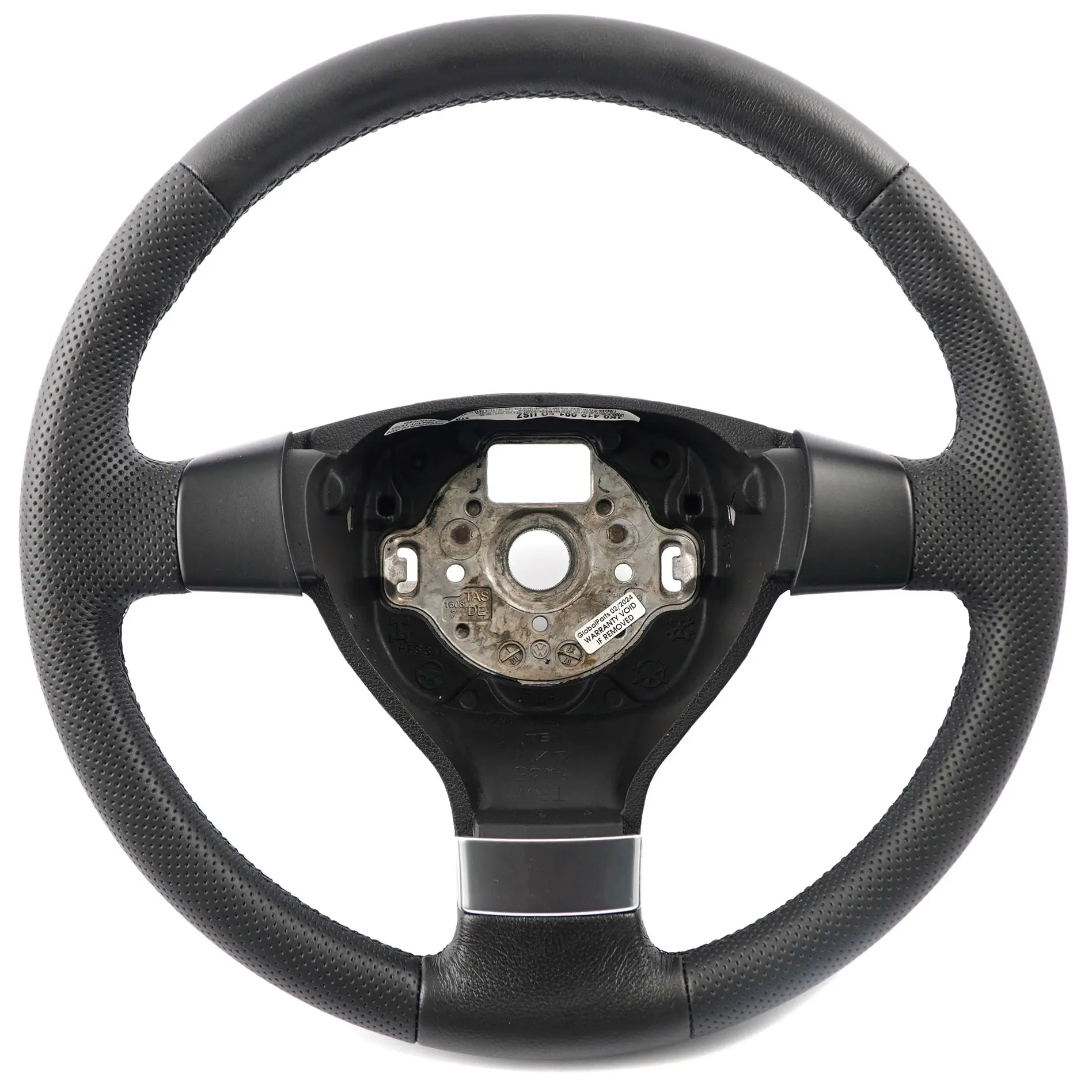VW Volkswagen Golf 5 NUOVO Volante in pelle nera 1K0419091EQ