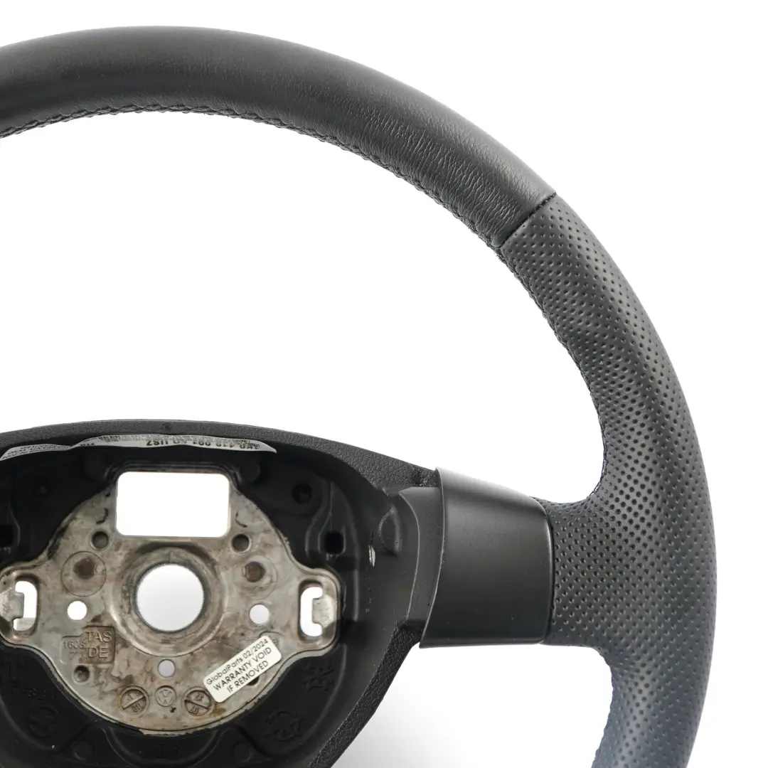 VW Volkswagen Golf 5 NEU Schwarzes Leder lenkrad - SKU 1K0419091EQ-1 - Teilenummer 1K0419091EQ