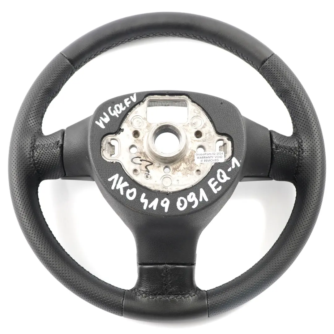 NOUVEAU Volant en cuir noir pour VW Volkswagen Golf 5 à propos du numéro de pièce 1K0419091EQ VW Volkswagen Golf 5 NOUVEAU Volant en cuir noir - SKU 1K0419091EQ-1 - Numéro de pièce 1K0419091EQ