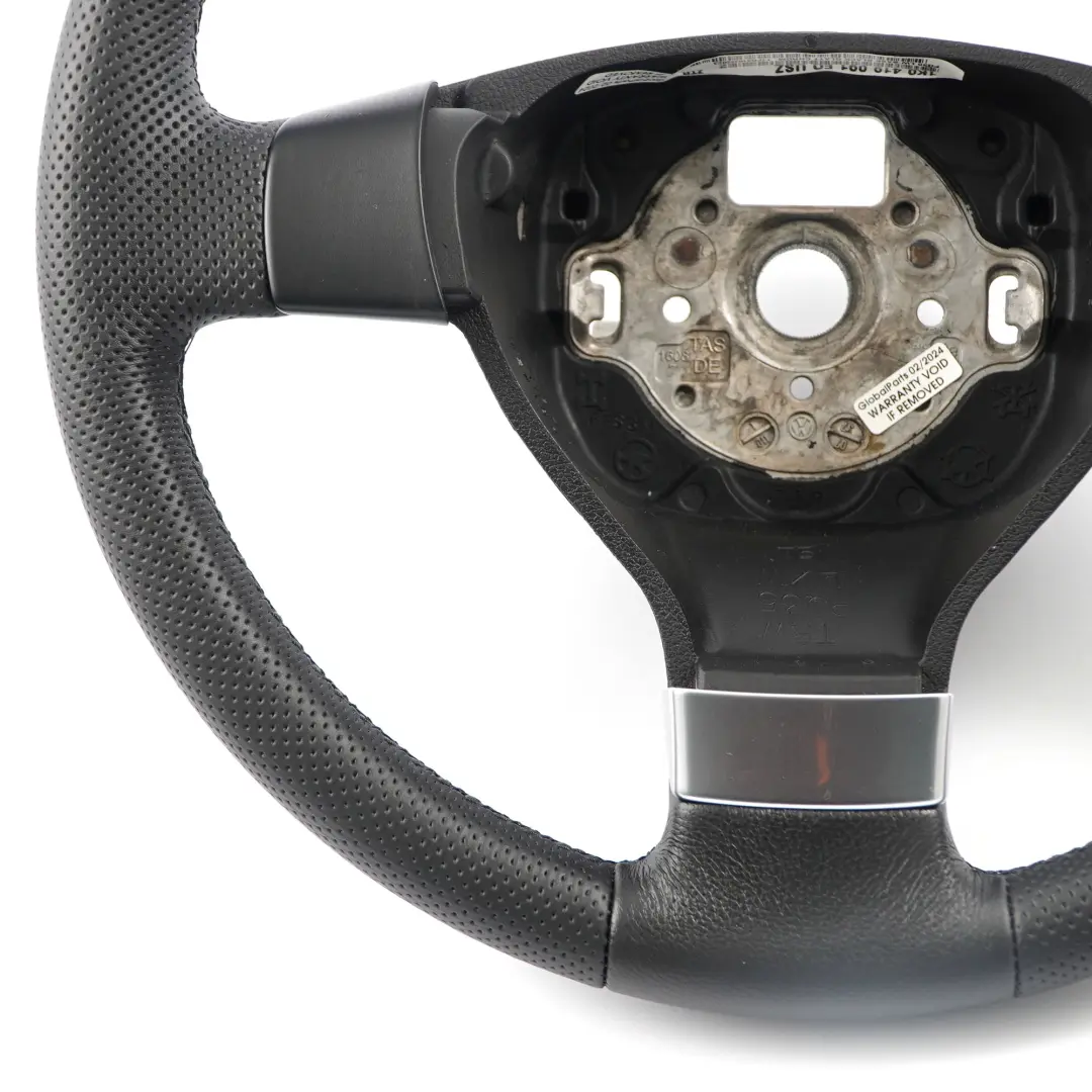 Leather Steering Wheel to VW Volkswagen Golf 5 NEW Black with Part number 1K0419091EQ VW Volkswagen Golf 5 NEW Black Leather Steering Wheel - SKU 1K0419091EQ-1 - Part number 1K0419091EQ