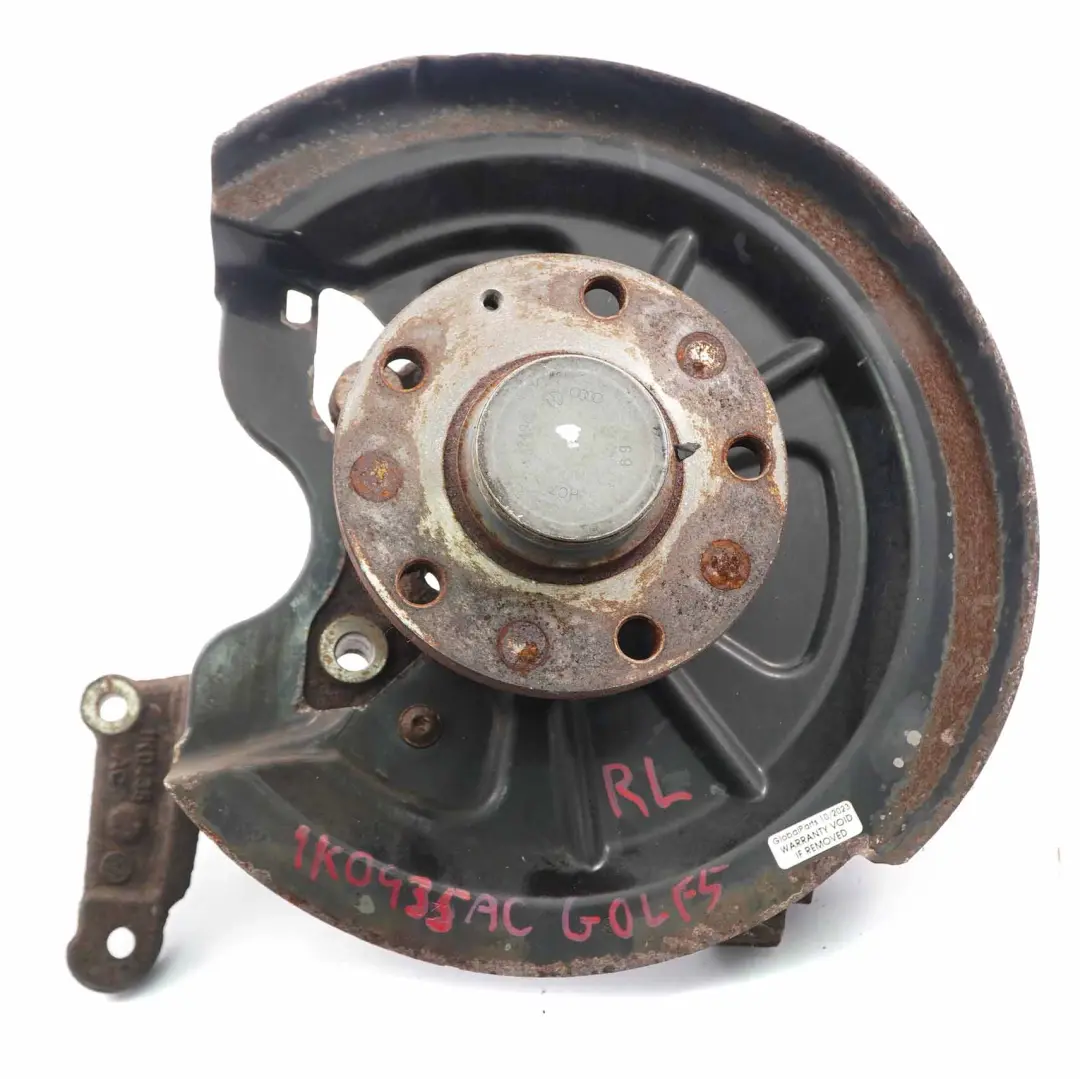 VW Volkswagen Golf 5 V Rueda trasera izquierda Suspensión Knuckle Mount - SKU 1K0435AC - Número de pieza 1K0435AC