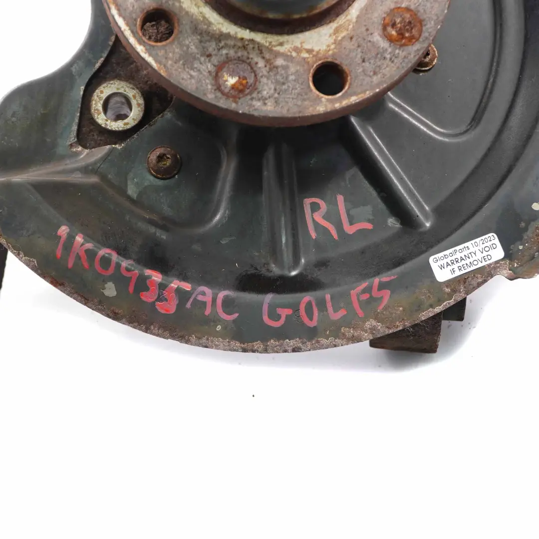 VW Volkswagen Golf 5 V Rueda trasera izquierda Suspensión Knuckle Mount - SKU 1K0435AC - Número de pieza 1K0435AC