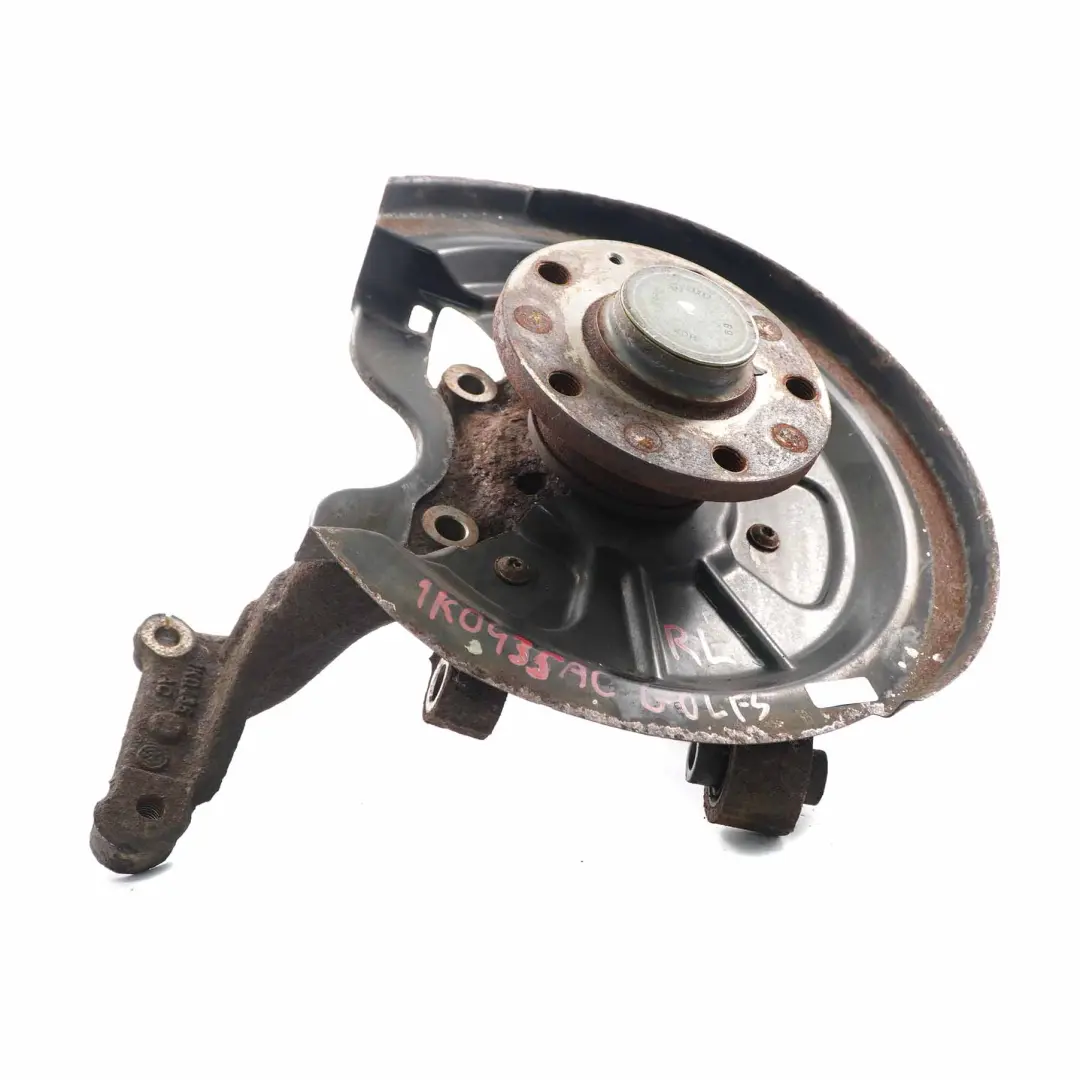 VW Volkswagen Golf 5 V Portaruota Posteriore Sinistro Sospensione Supporto Snodo - SKU 1K0435AC - Numero di parte 1K0435AC