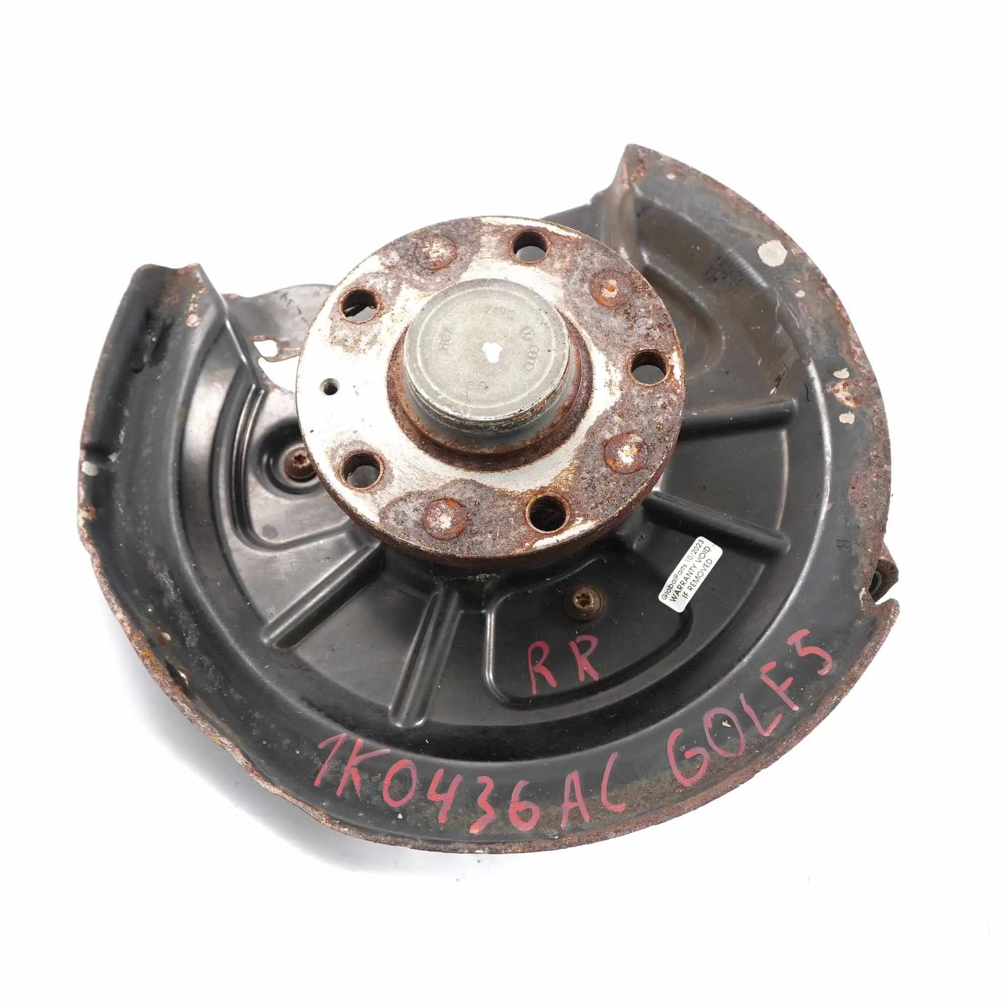 VW Volkswagen Golf 5 V Portaruota Posteriore Destro Sospensione Supporto Snodo