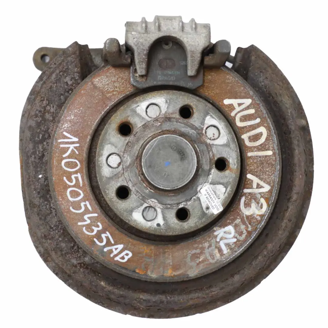 Audi A3 8P posteriore sinistro portaruota albero di uscita della sospensione - SKU 1K0505435AB - Numero di parte 1K0505435AB
