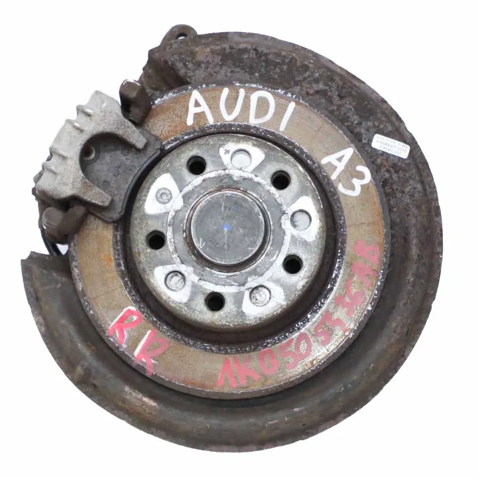 Zwrotnica Wspornik Piasta Koła Prawy Tył do Audi A3 8P o numerze 1K0505436AB Audi A3 8P Zwrotnica Wspornik Piasta Koła Prawy Tył - SKU 1K0505436AB - Numer Części 1K0505436AB