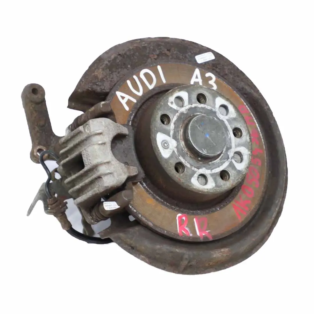 Audi A3 8P Rear Right O/S Wheel Carrier Output Shaft Suspension Leg Wheel Hub - SKU 1K0505436AB - Part number 1K0505436AB
