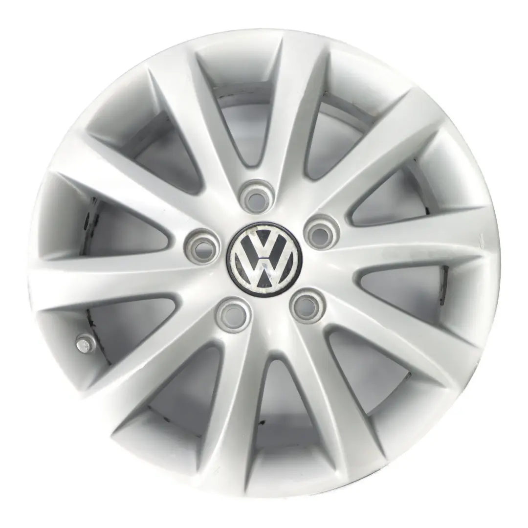 VW Volkswagen Golf 5 Silver Wheel Alloy Rim 15" ET:50 6,5J - SKU 1K0601025CA-2 - Part number 1K0601025CA