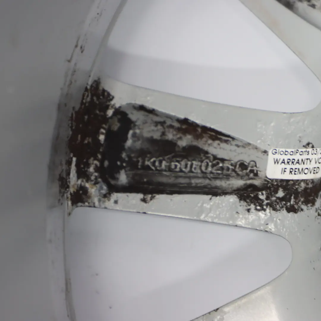VW Volkswagen Golf 5 Silver Wheel Alloy Rim 15" ET:50 6,5J - SKU 1K0601025CA-2 - Part number 1K0601025CA