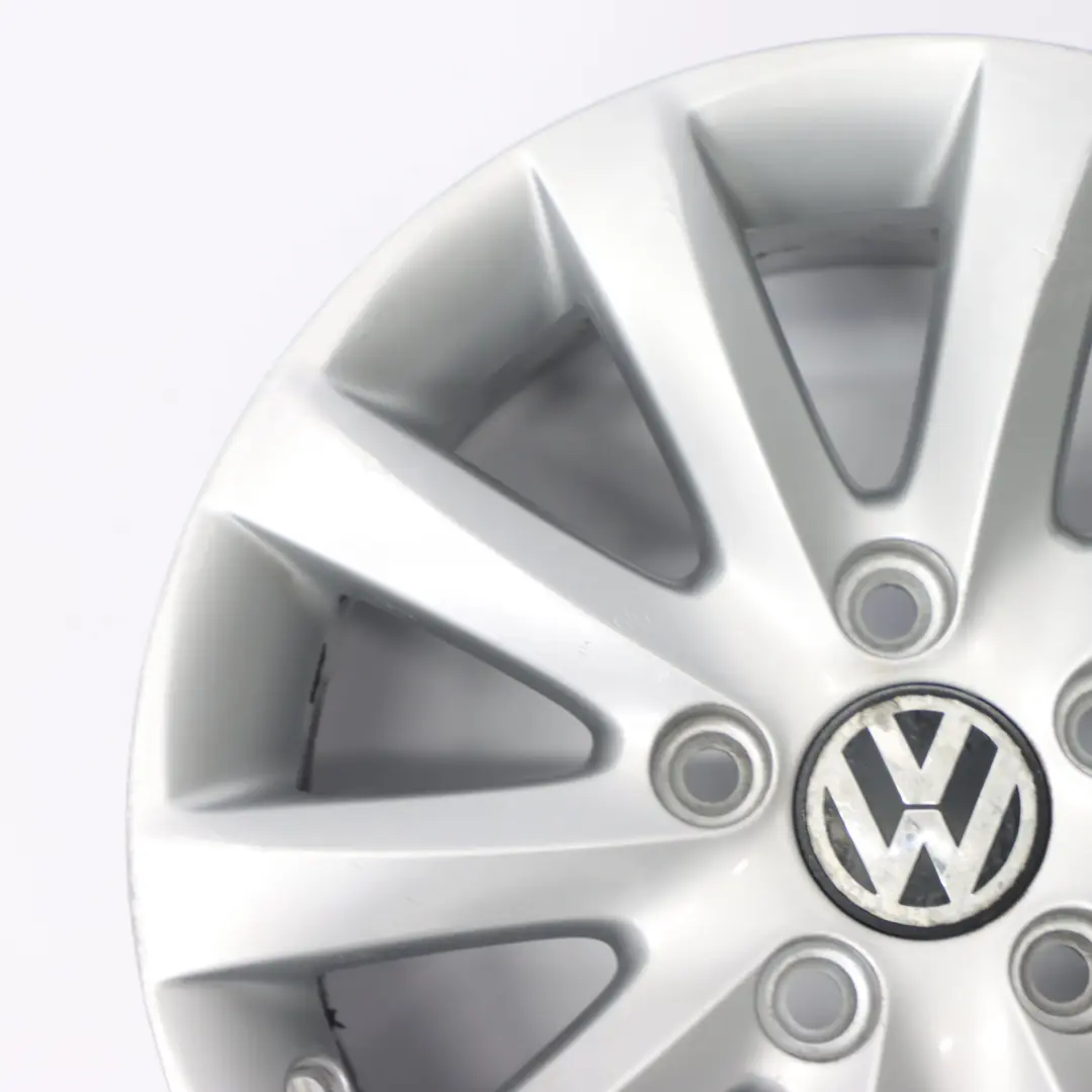 VW Volkswagen Golf 5 Silver Wheel Alloy Rim 15" ET:50 6,5J - SKU 1K0601025CA-2 - Part number 1K0601025CA
