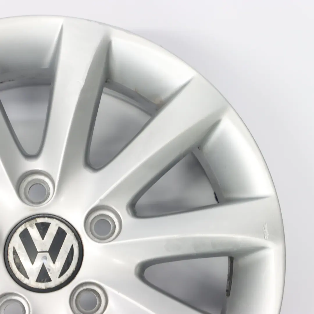 VW Volkswagen Golf 5 Silver Wheel Alloy Rim 15" ET:50 6,5J - SKU 1K0601025CA-2 - Part number 1K0601025CA