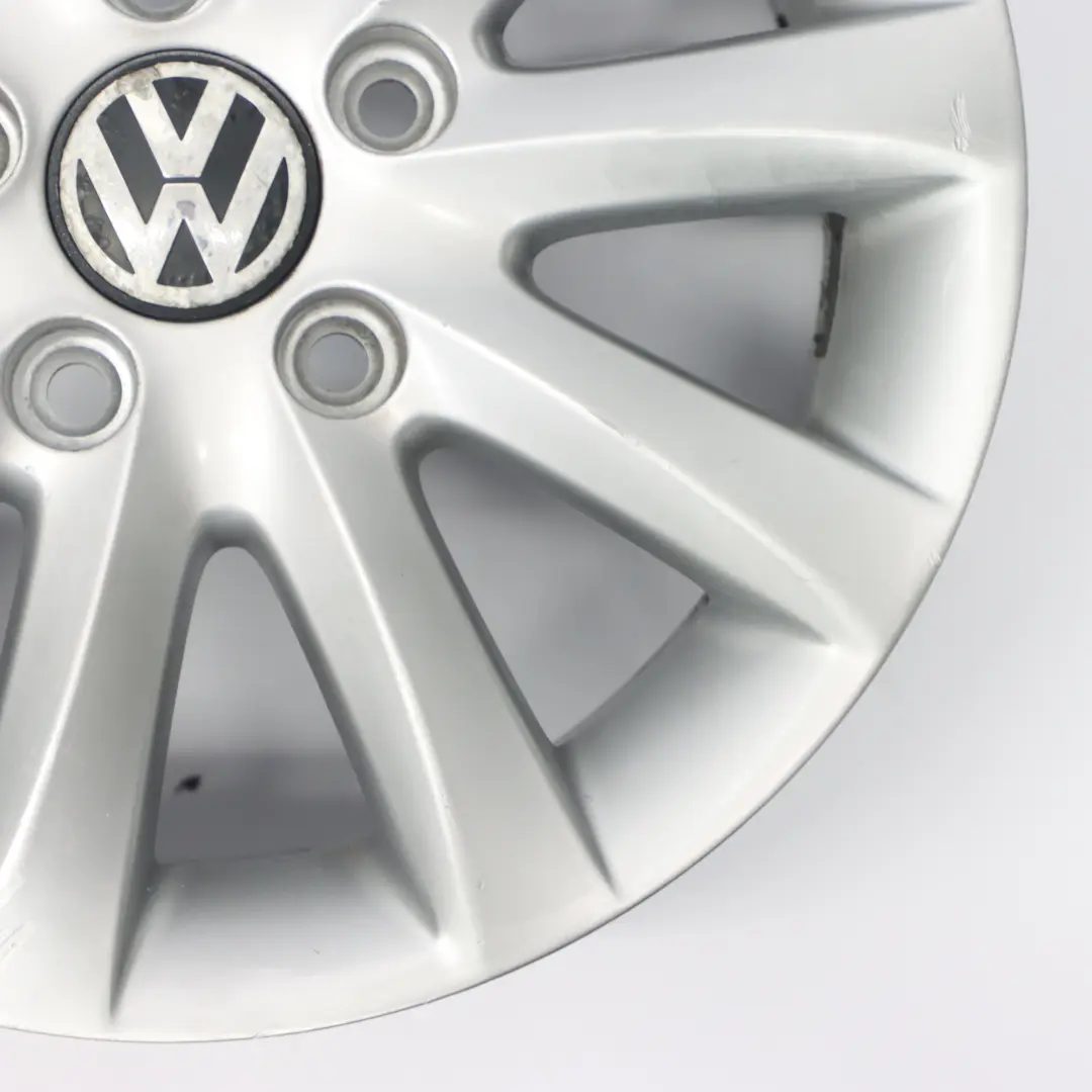 VW Volkswagen Golf 5 Silver Wheel Alloy Rim 15" ET:50 6,5J - SKU 1K0601025CA-2 - Part number 1K0601025CA