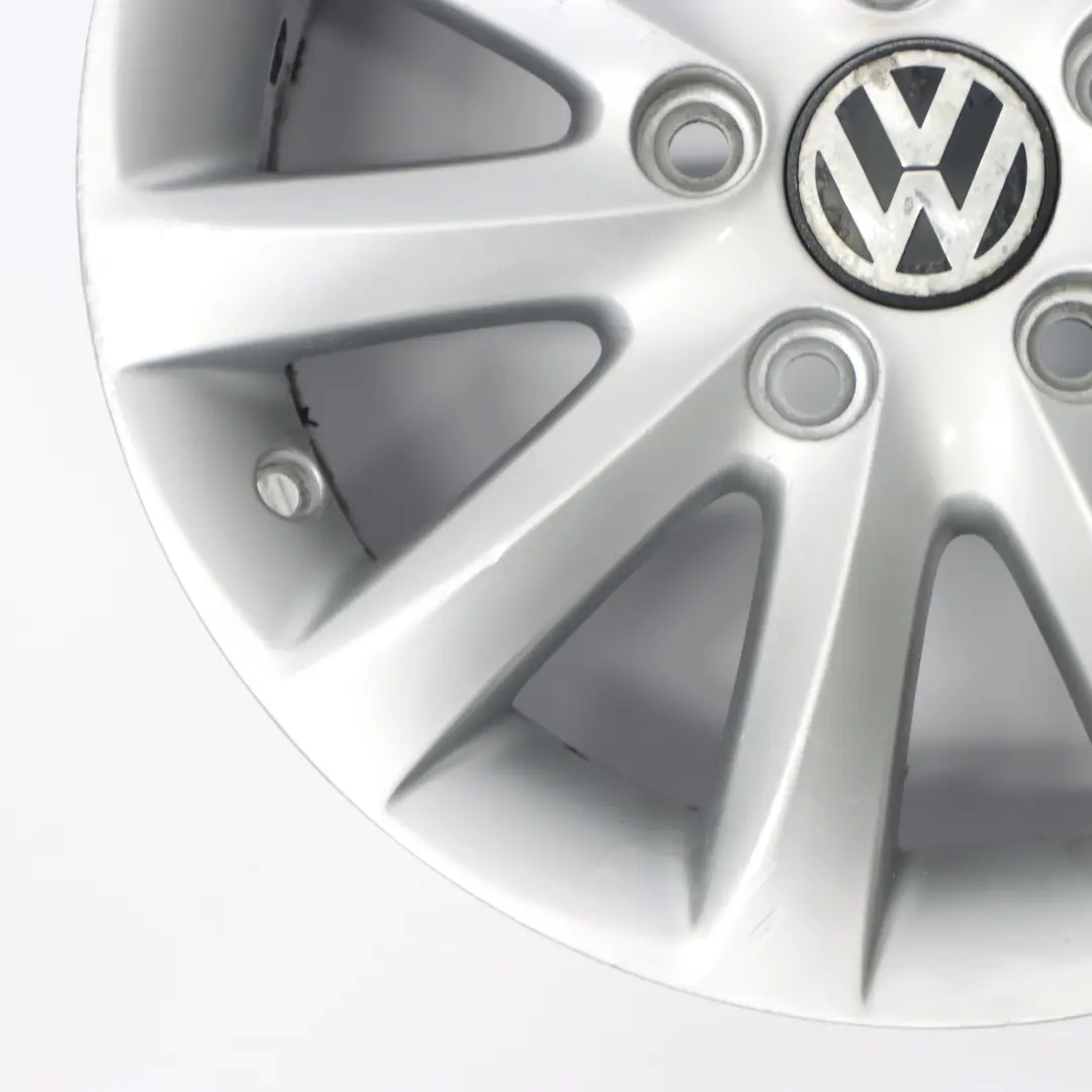 VW Volkswagen Golf 5 Silver Wheel Alloy Rim 15" ET:50 6,5J - SKU 1K0601025CA-2 - Part number 1K0601025CA