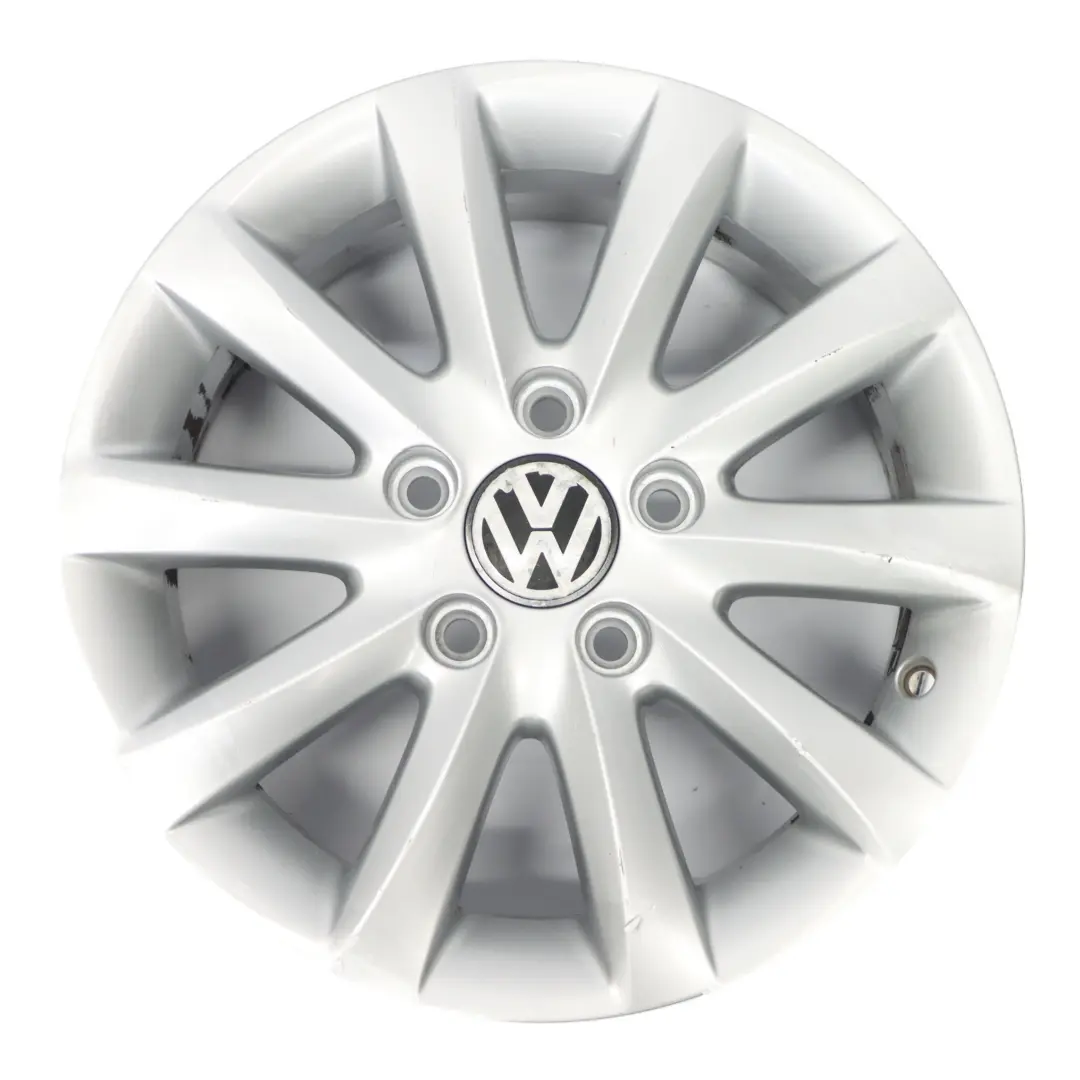 VW Volkswagen Golf 5 Silver Wheel Alloy Rim 15" ET:50 6,5J - SKU 1K0601025CA-3 - Part number 1K0601025CA