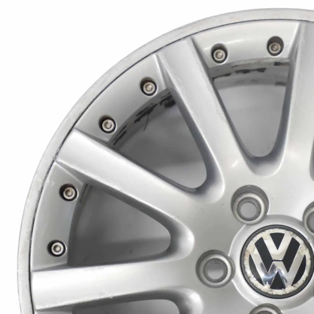 Llanta de aleación plateada 17" ET:54 7J para VW Volkswagen Golf 5 V 6 VI con número de pieza 1K0601025K VW Volkswagen Golf 5 V 6 VI Llanta de aleación plateada 17" ET:54 7J - SKU 1K0601025K-1 - Número de pieza 1K0601025K