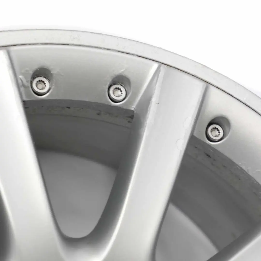 VW Volkswagen Golf 5 V 6 VI Silberne Leichtmetallfelge 17" ET:54 7J - SKU 1K0601025K-2 - Teilenummer 1K0601025K