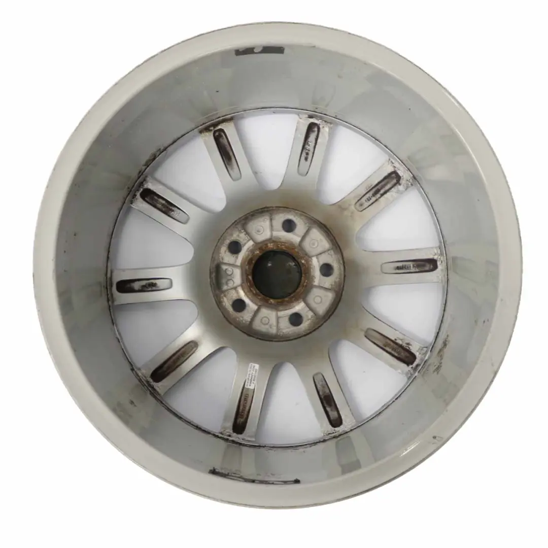 VW Volkswagen Golf 5 V 6 VI Silberne Leichtmetallfelge 17" ET:54 7J - SKU 1K0601025K-2 - Teilenummer 1K0601025K