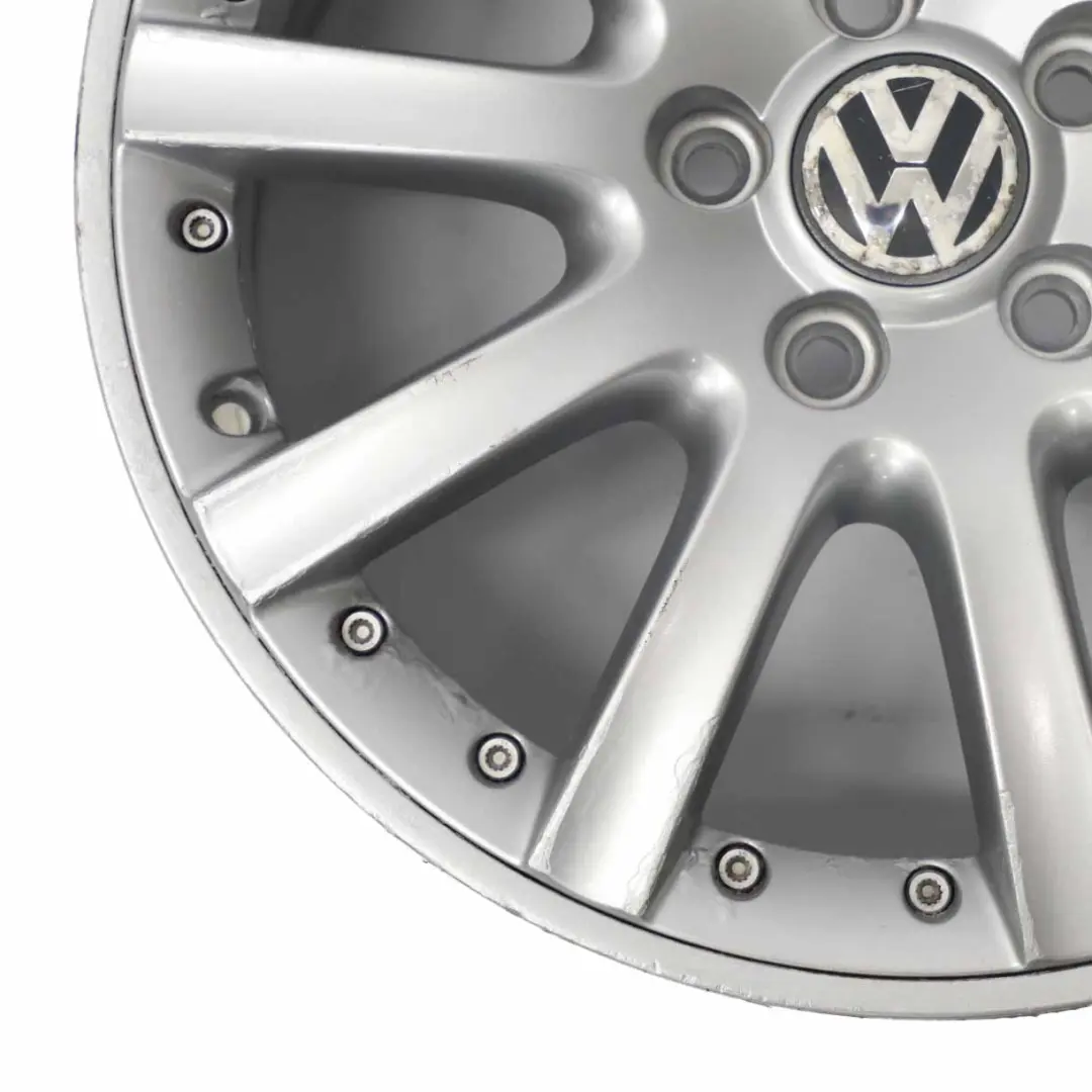 VW Volkswagen Golf 5 V 6 VI Jante Alliage Argent 17" ET:54 7J - SKU 1K0601025K-2 - Numéro de pièce 1K0601025K