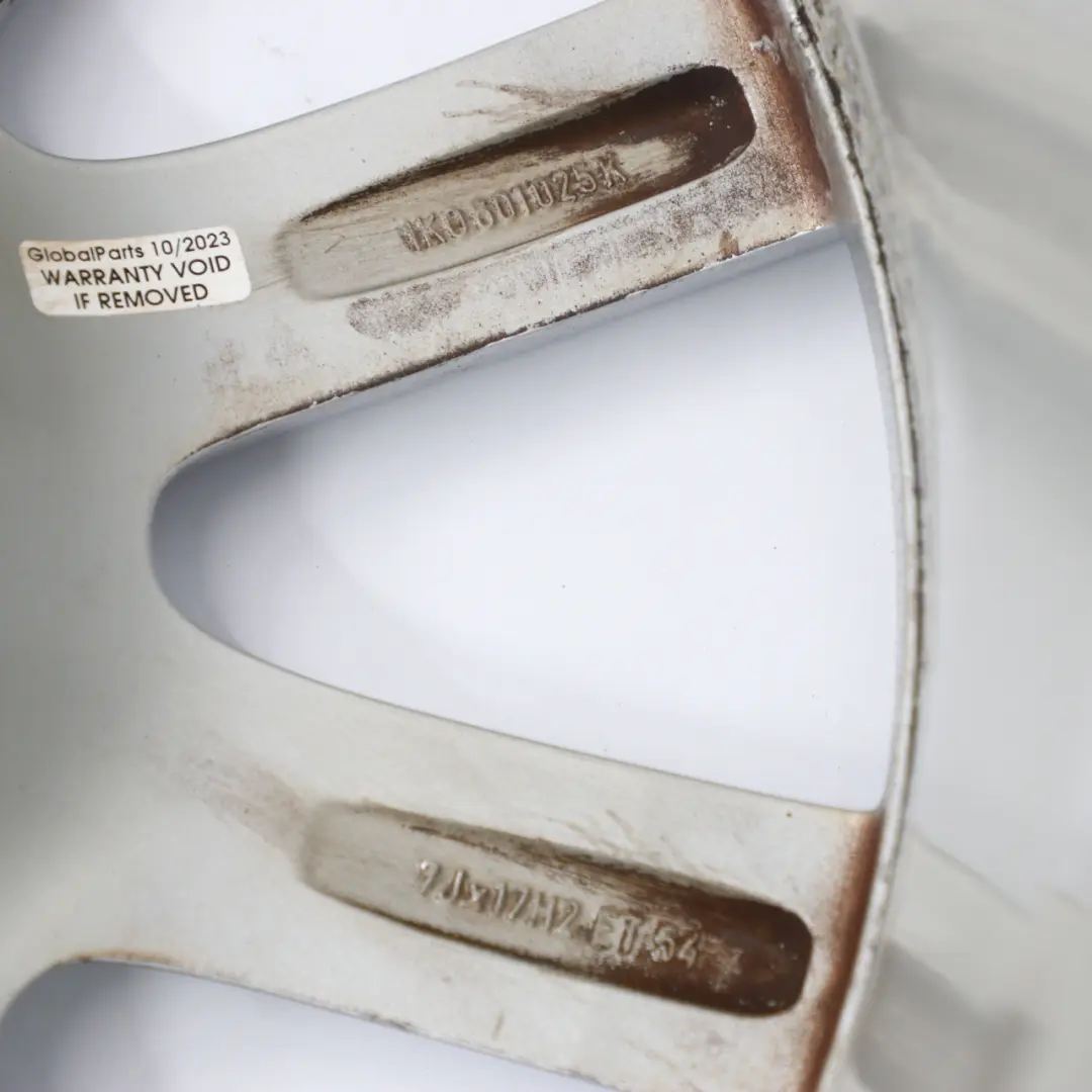 Alloy Rim 17" ET:54 7J to VW Volkswagen Golf 5 V 6 VI Silver Wheel with Part number 1K0601025K VW Volkswagen Golf 5 V 6 VI Silver Wheel Alloy Rim 17" ET:54 7J - SKU 1K0601025K-3 - Part number 1K0601025K