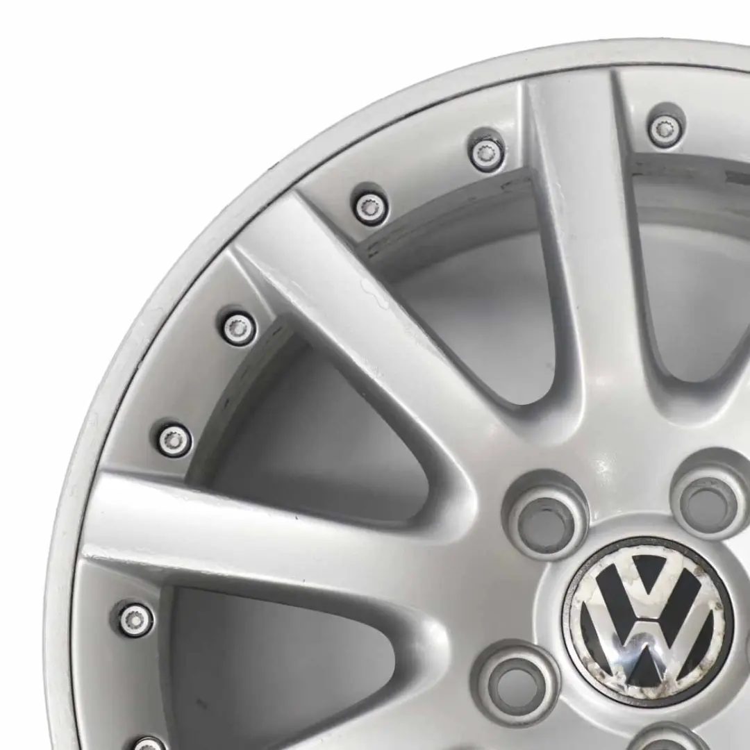 VW Volkswagen Golf 5 V 6 VI Silver Wheel Alloy Rim 17" ET:54 7J - SKU 1K0601025K-3 - Part number 1K0601025K