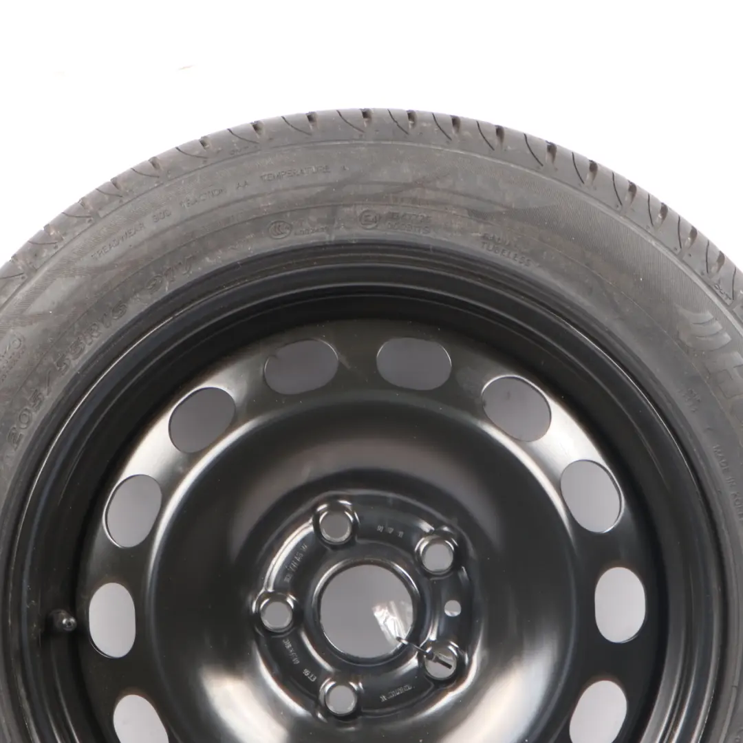 Spare Wheel VW Golf VI Variant Wheel Steel R16 6,5J Hankook 205/55 to with Part number 1K0601027AK Spare Wheel VW Golf VI Variant Wheel Steel R16 6,5J Hankook 205/55 - SKU 1K0601027AK - Part number 1K0601027AK