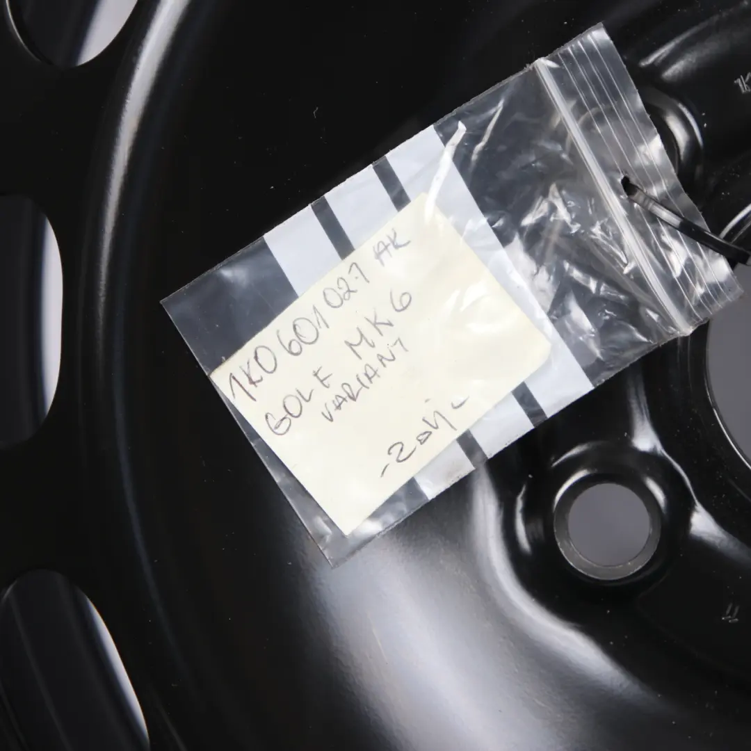 Spare Wheel VW Golf VI Variant Wheel Steel R16 6,5J Hankook 205/55 to with Part number 1K0601027AK Spare Wheel VW Golf VI Variant Wheel Steel R16 6,5J Hankook 205/55 - SKU 1K0601027AK - Part number 1K0601027AK