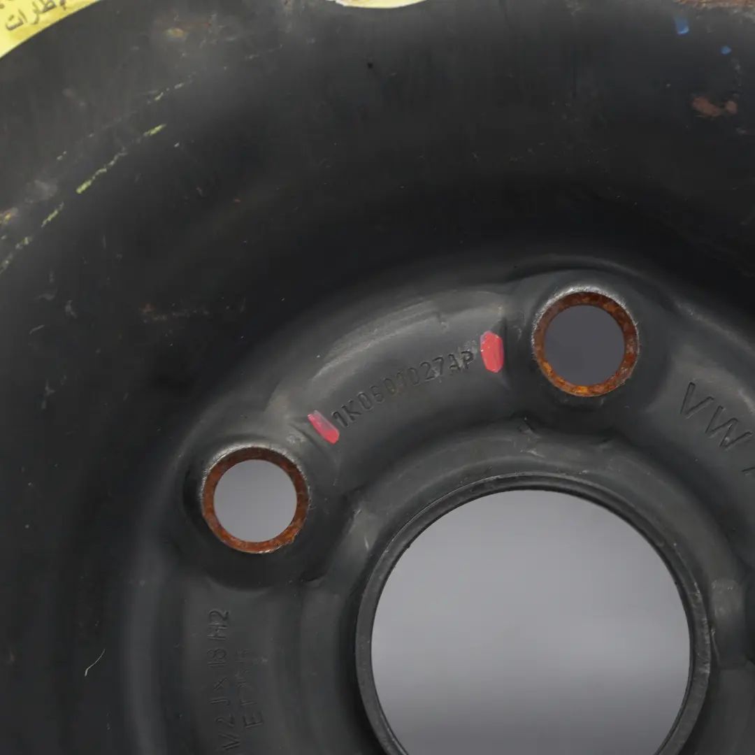 Mk6 Kompakt Ersatzrad Stahl R18 3,5J Reifen 125/70 für Volkswagen Golf mit Teilenummer 1K0601027AP Volkswagen Golf Mk6 Kompakt Ersatzrad Stahl R18 3,5J Reifen 125/70 - SKU 1K0601027AP - Teilenummer 1K0601027AP