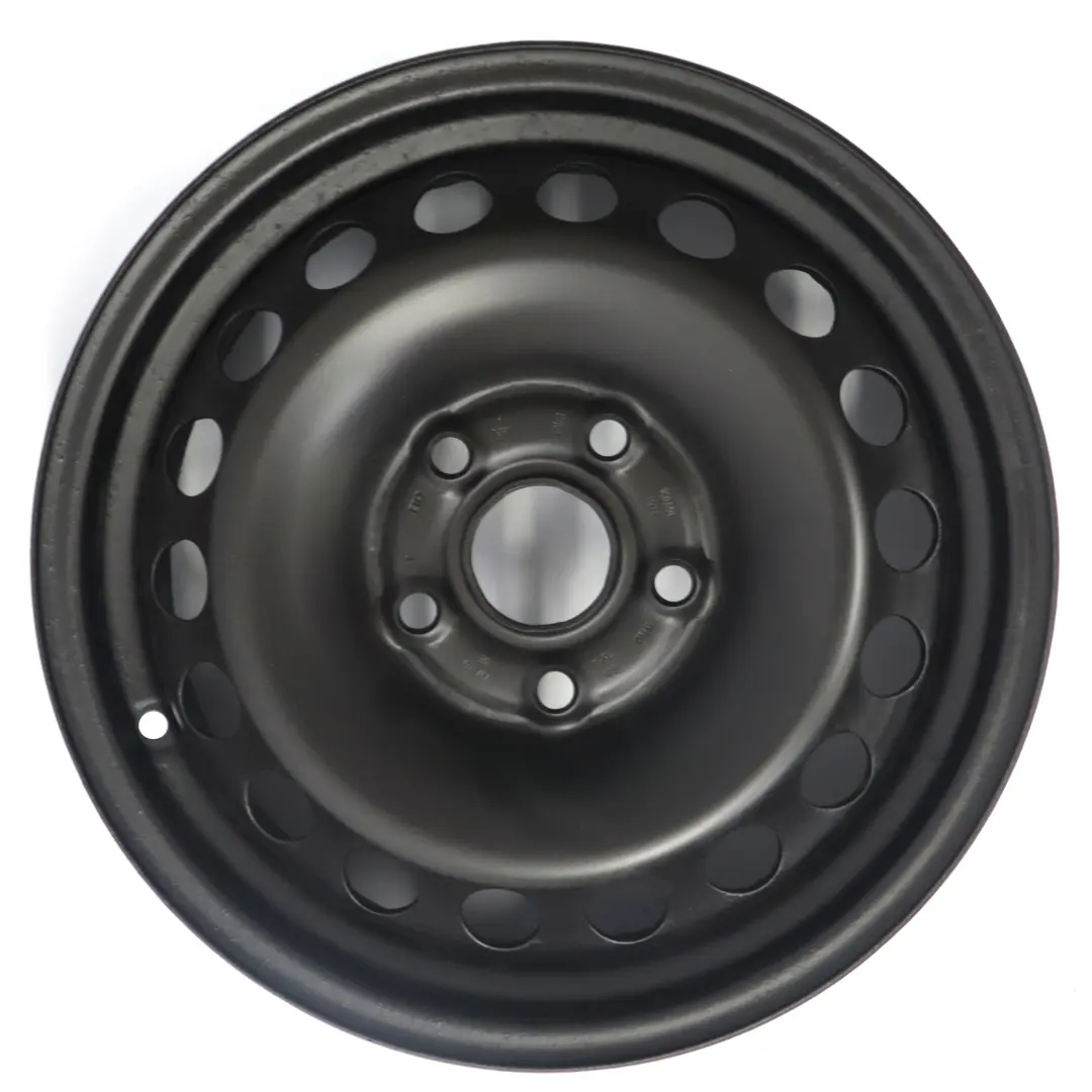 VW Volkswagen Golf 5 Cerchio in acciaio nero 15'' 6J ET:47 - SKU 1K0601027C - Numero di parte 1K0601027C