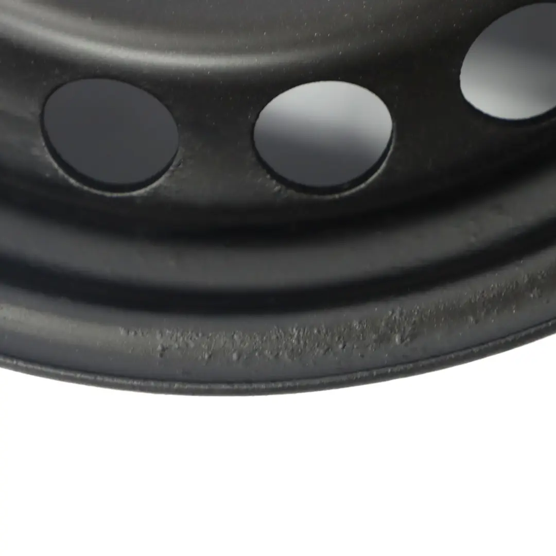 VW Volkswagen Golf 5 Jante Acier Noir 15'' 6J ET:47 - SKU 1K0601027C - Numéro de pièce 1K0601027C