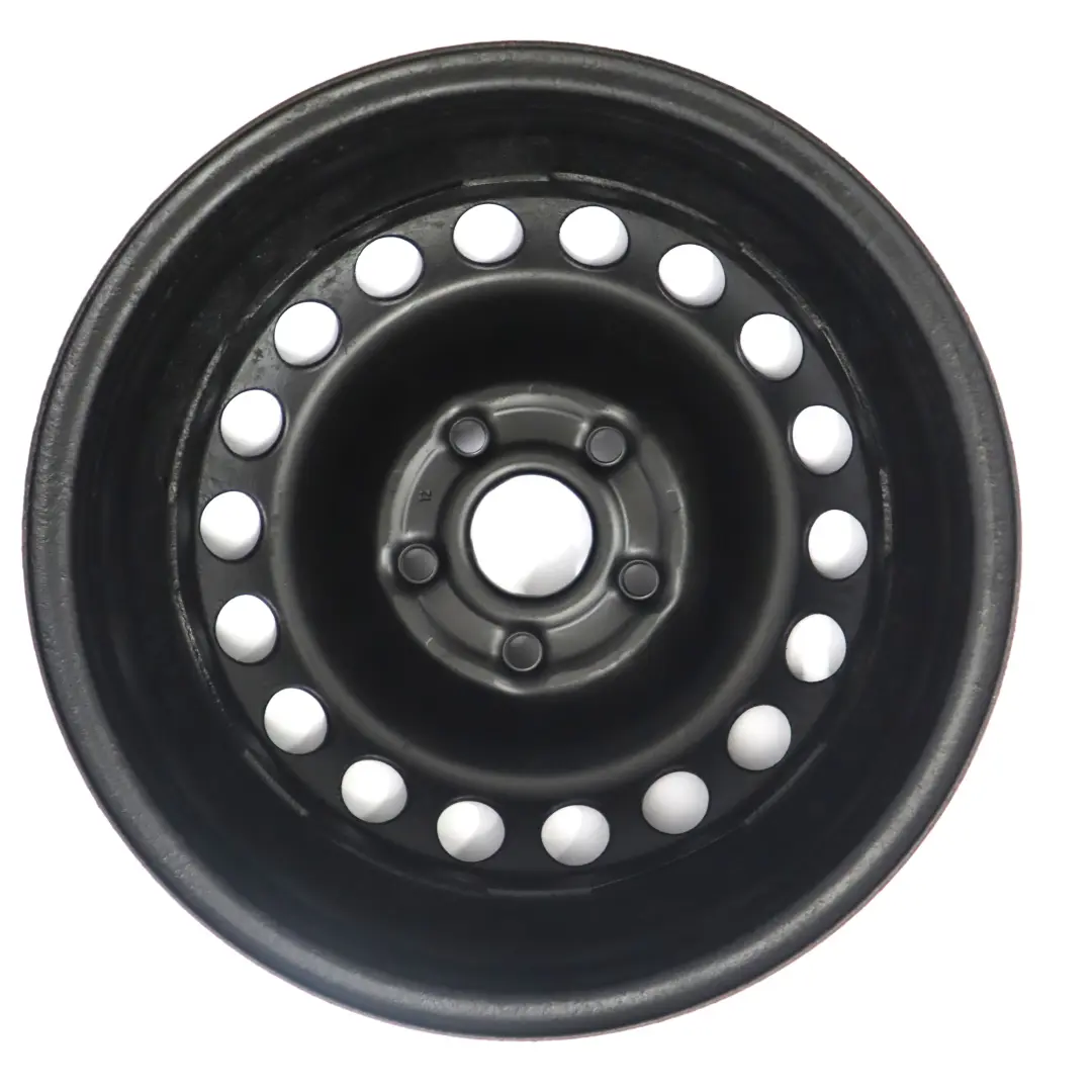 VW Volkswagen Golf 5 Cerchio in acciaio nero 15'' 6J ET:47 - SKU 1K0601027C - Numero di parte 1K0601027C