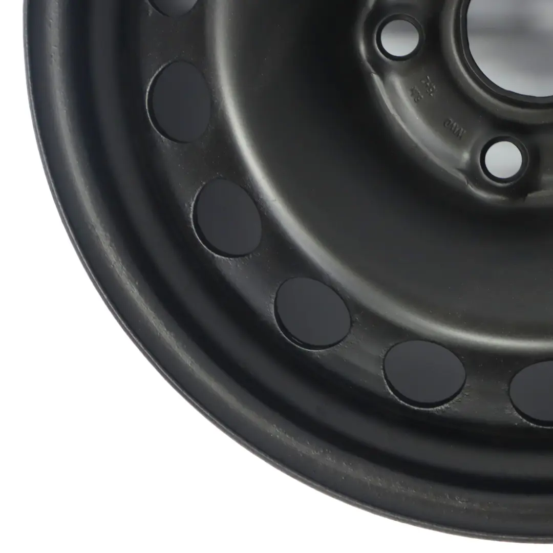 VW Volkswagen Golf 5 Jante Acier Noir 15'' 6J ET:47 - SKU 1K0601027C - Numéro de pièce 1K0601027C