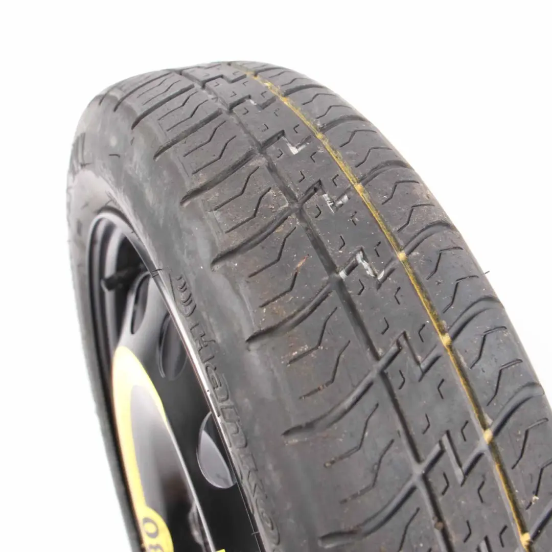 Rueda de repuesto Audi A3 8P VW Golf 5 Rueda compacta Acero R16 3,5J 125/70 para con número de pieza 1K0601027F Rueda de repuesto Audi A3 8P VW Golf 5 Rueda compacta Acero R16 3,5J 125/70 - SKU 1K0601027F - Número de pieza 1K0601027F