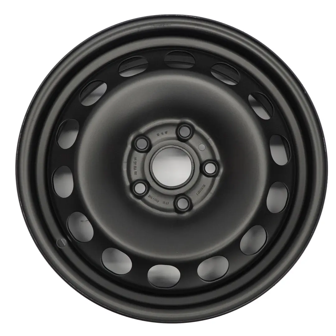 Llanta de acero negro 16'' 6,5J ET:50 para VW Volkswagen Golf 5 con número de pieza 1K0601027J VW Volkswagen Golf 5 Llanta de acero negro 16'' 6,5J ET:50 - SKU 1K0601027J - Número de pieza 1K0601027J