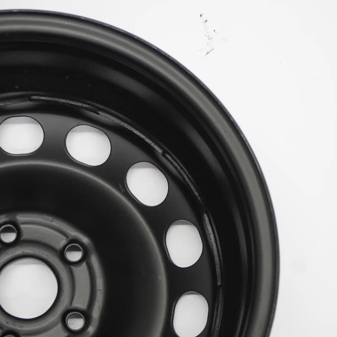 VW Volkswagen Golf 5 Schwarz Stahl felge 16'' 6,5J ET:50 - SKU 1K0601027J - Teilenummer 1K0601027J