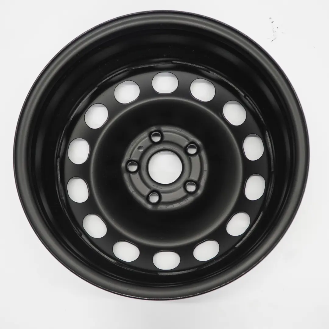 VW Volkswagen Golf 5 Schwarz Stahl felge 16'' 6,5J ET:50 - SKU 1K0601027J - Teilenummer 1K0601027J