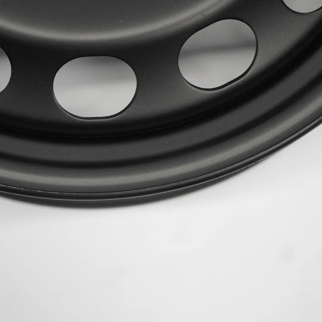VW Volkswagen Golf 5 Black Steel Wheel Rim 16'' 6,5J ET:50 - SKU 1K0601027J - Part number 1K0601027J