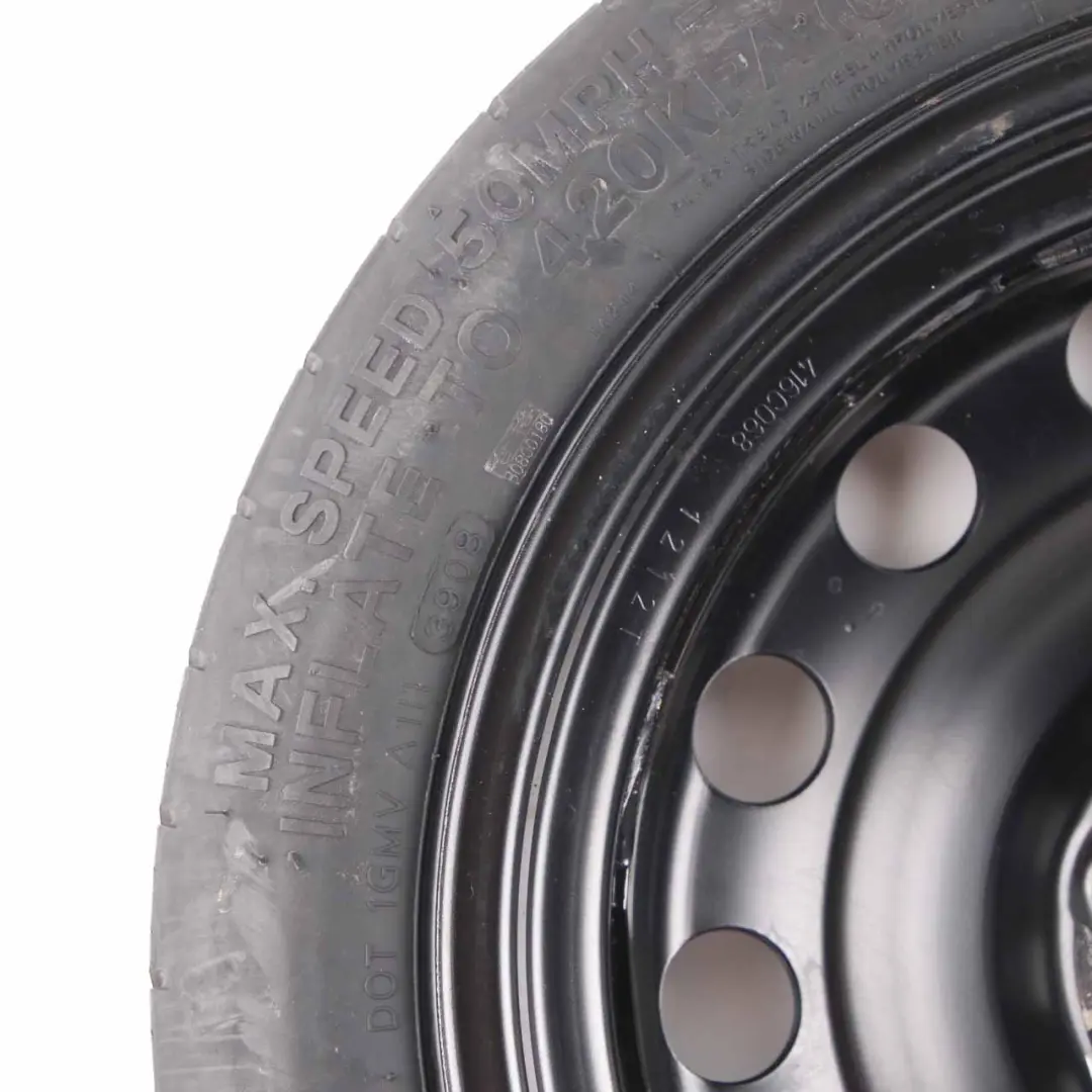 Mk6 Rueda De Repuesto Compacta Acero R16 3,5J Hankook 125/70 para VW Golf con número de pieza 1K0601027S VW Golf Mk6 Rueda De Repuesto Compacta Acero R16 3,5J Hankook 125/70 - SKU 1K0601027S - Número de pieza 1K0601027S