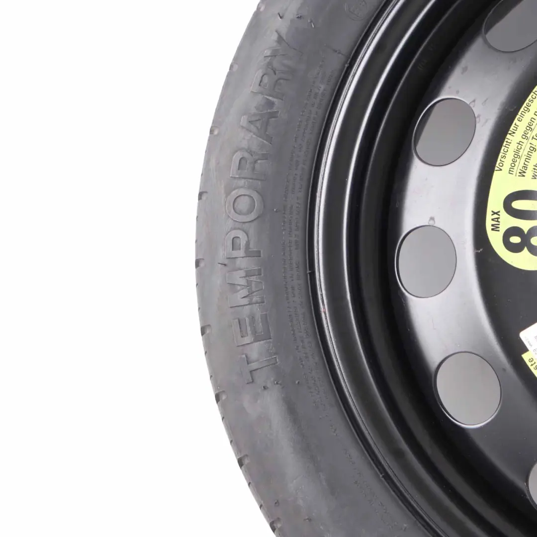 Mk6 Rueda De Repuesto Compacta Acero R16 3,5J Hankook 125/70 para VW Golf con número de pieza 1K0601027S VW Golf Mk6 Rueda De Repuesto Compacta Acero R16 3,5J Hankook 125/70 - SKU 1K0601027S - Número de pieza 1K0601027S