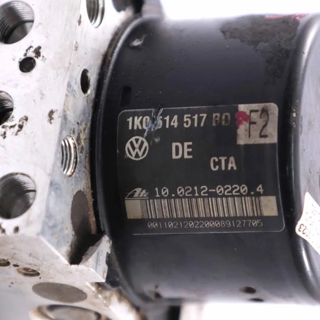 VW Golf 5 Audi A3 Bremspumpe ABS Modul Hydrauliksteuergerät - SKU 1K0614517BD - Teilenummer 1K0614517BD