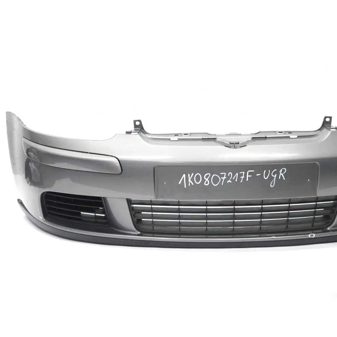 Volkswagen VW Golf Mk5 Bumper Front Trim Panel Cover United Grey Metallic - LA7T - SKU 1K0807217F-UGR - Part number 1K0807217F