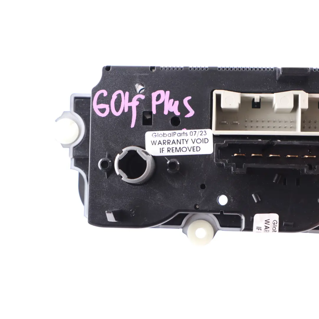 Heater Climate Control A/C Unit Switch Panel to Volkswagen Golf V Plus with Part number 1K0820047GA Volkswagen Golf V Plus Heater Climate Control A/C Unit Switch Panel - SKU 1K0820047GA - Part number 1K0820047GA