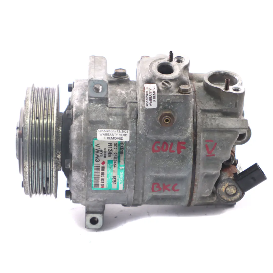 VW Golf 5 1.9TDI BKC Sprężarka Klimatyzacji Kompresor A/C - SKU 1K0820803G - Numer Części 1K0820803G