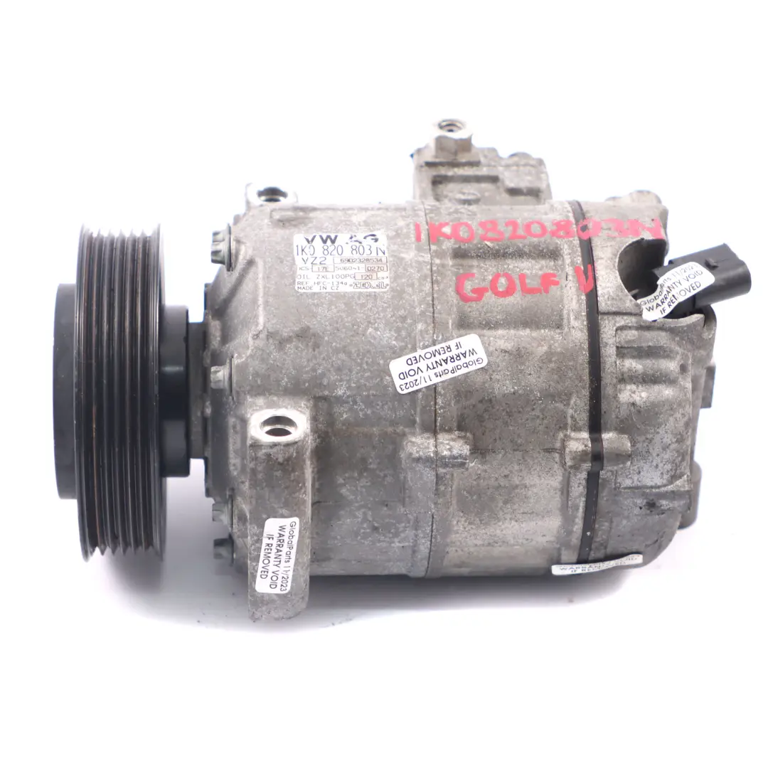 VW Volkswagen Golf 5 Air Con Conditioning Compressor A/C Pump - SKU 1K0820803N - Part number 1K0820803N