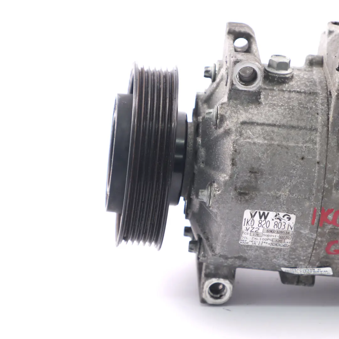 Klimaanlage Kompressor A/C Pumpe für VW Volkswagen Golf 5 mit Teilenummer 1K0820803N VW Volkswagen Golf 5 Klimaanlage Kompressor A/C Pumpe - SKU 1K0820803N - Teilenummer 1K0820803N