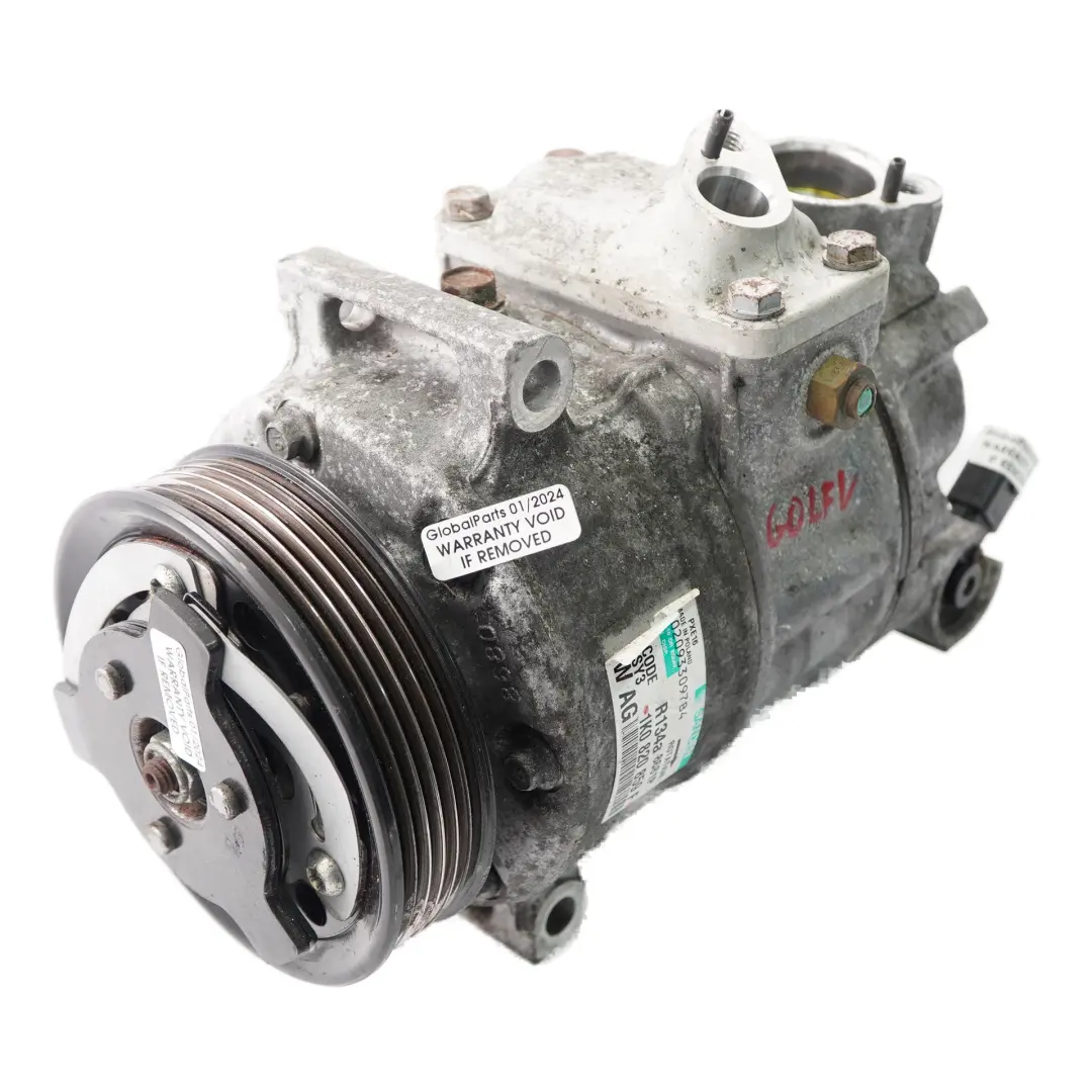condizionata Compressore A/C per Audi VW Golf 5 Seat Skoda Aria con numero di parte 1K0820859F Audi VW Golf 5 Seat Skoda Aria condizionata Compressore A/C - SKU 1K0820859F - Numero di parte 1K0820859F