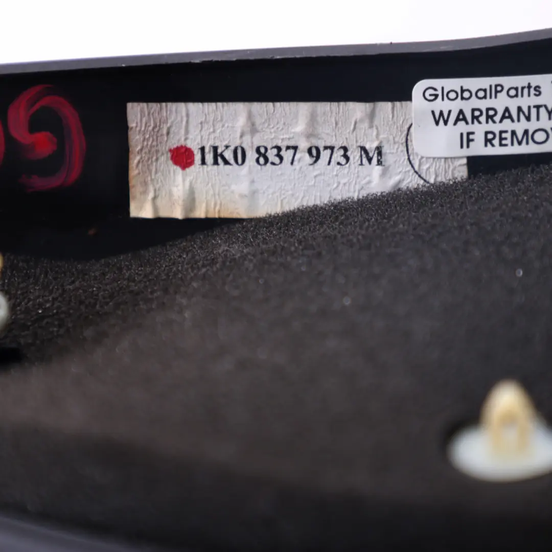 Volkswagen Golf V Tweeter Speaker Triangle Cover Trim Front Left N/S - SKU 1K0837973M - Part number 1K0837973M