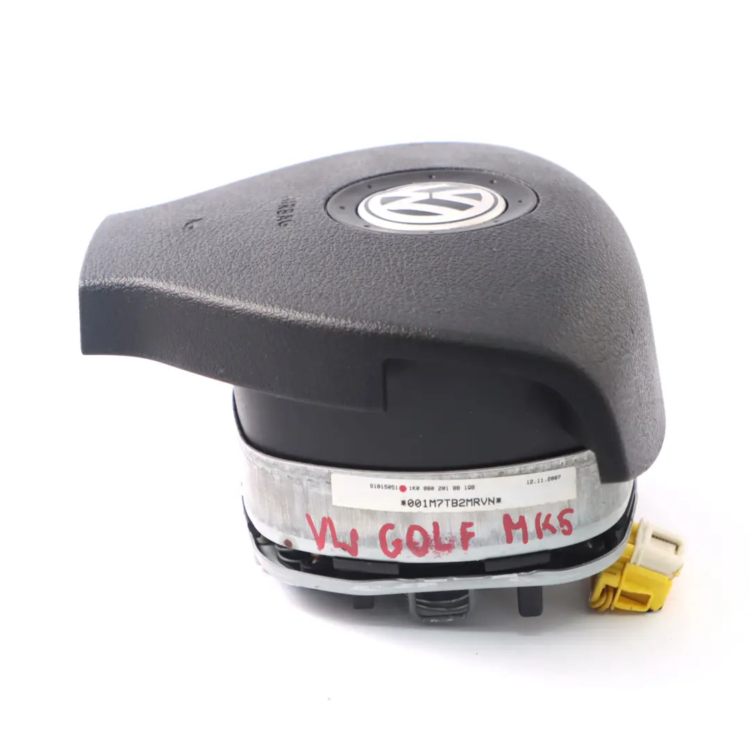VW Volkswagen Golf 5 Steering Wheel Air Module Driver Side Black - SKU 1K0880201BB - Part number 1K0880201BB
