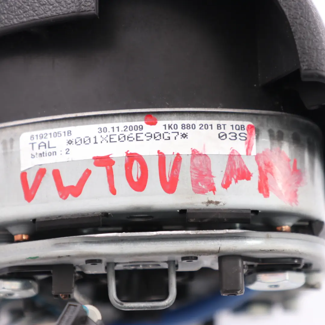 MK1 Volante Airbag Módulo Conductor Airbag para VW Volkswagen Touran con número de pieza 1K0880201BT VW Volkswagen Touran MK1 Volante Airbag Módulo Conductor Airbag - SKU 1K0880201BT - Número de pieza 1K0880201BT