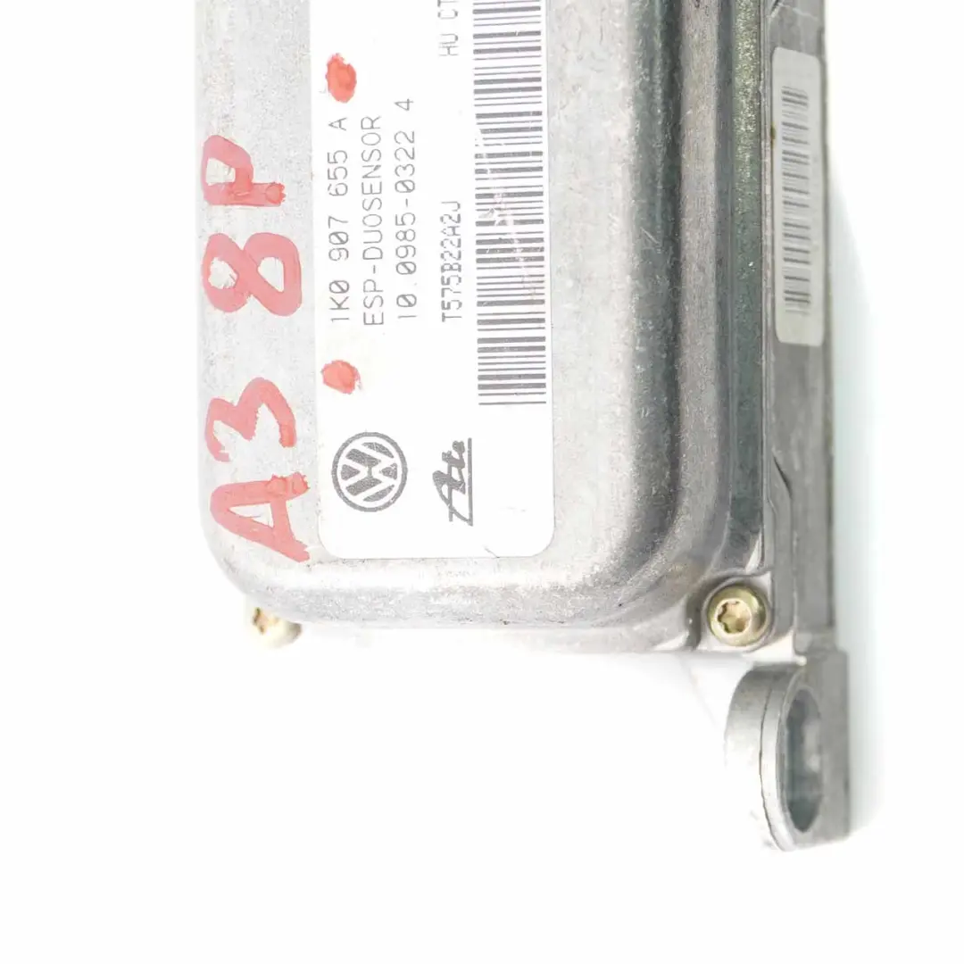 Gier Sensor ESP Drehraten steuergerät Modul für Audi A3 8P mit Teilenummer 1K0907655A Audi A3 8P Gier Sensor ESP Drehraten steuergerät Modul - SKU 1K0907655A - Teilenummer 1K0907655A