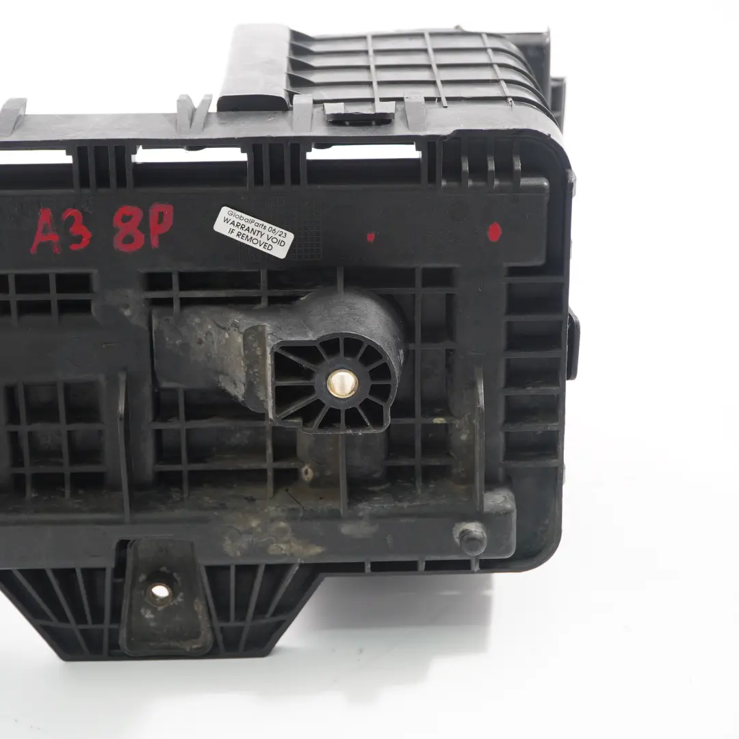 Tray Housing Holder Bracket Cover to Audi A3 8P Battery Box with Part number 1K0915333B Audi A3 8P Battery Box Tray Housing Holder Bracket Cover - SKU 1K0915333B - Part number 1K0915333B